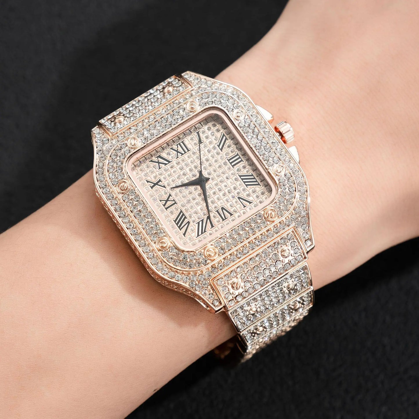 Montre pour hommes diamant