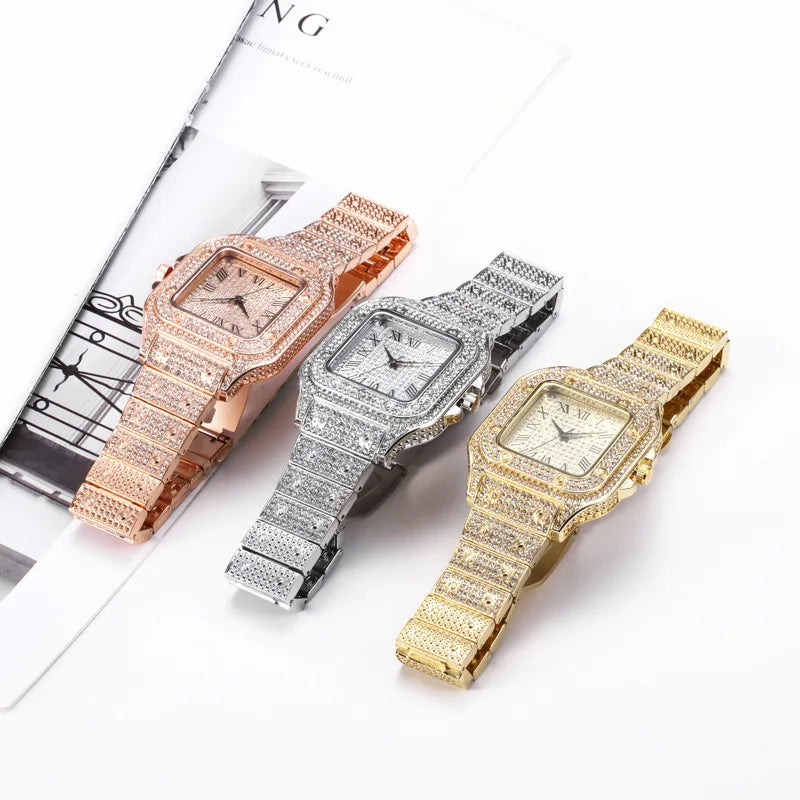 Montre pour hommes diamant